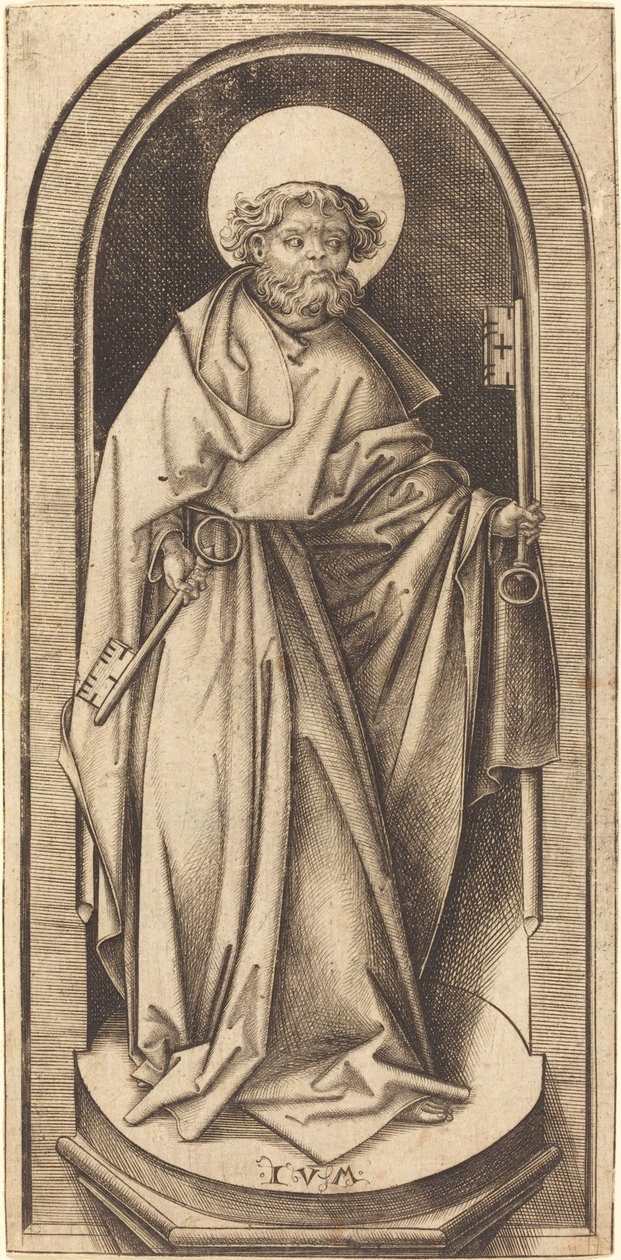 Szent Péter, c. 14901503. alkotó: Israhel van Meckenem