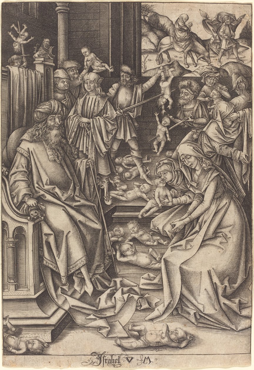 Az ártatlanok mészárlása alkotó: Israhel van Meckenem after Hans Holbein the Elder