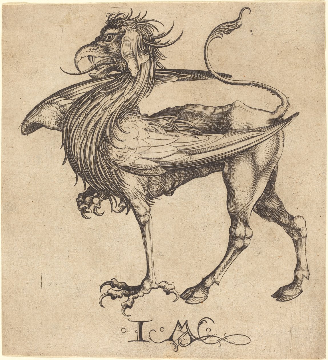A Griff alkotó: Israhel van Meckenem after Martin Schongauer