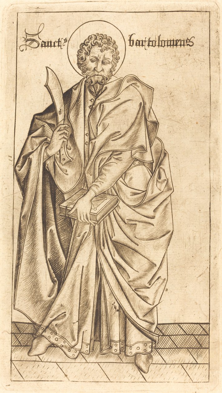 Szent Bertalan alkotó: Israhel van Meckenem after Master E.S.