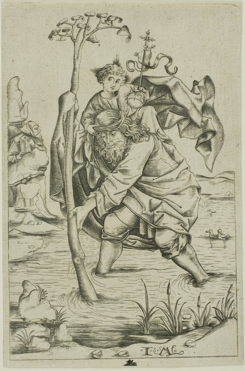 Szent Kristóf alkotó: Israhel van Meckenem the younger