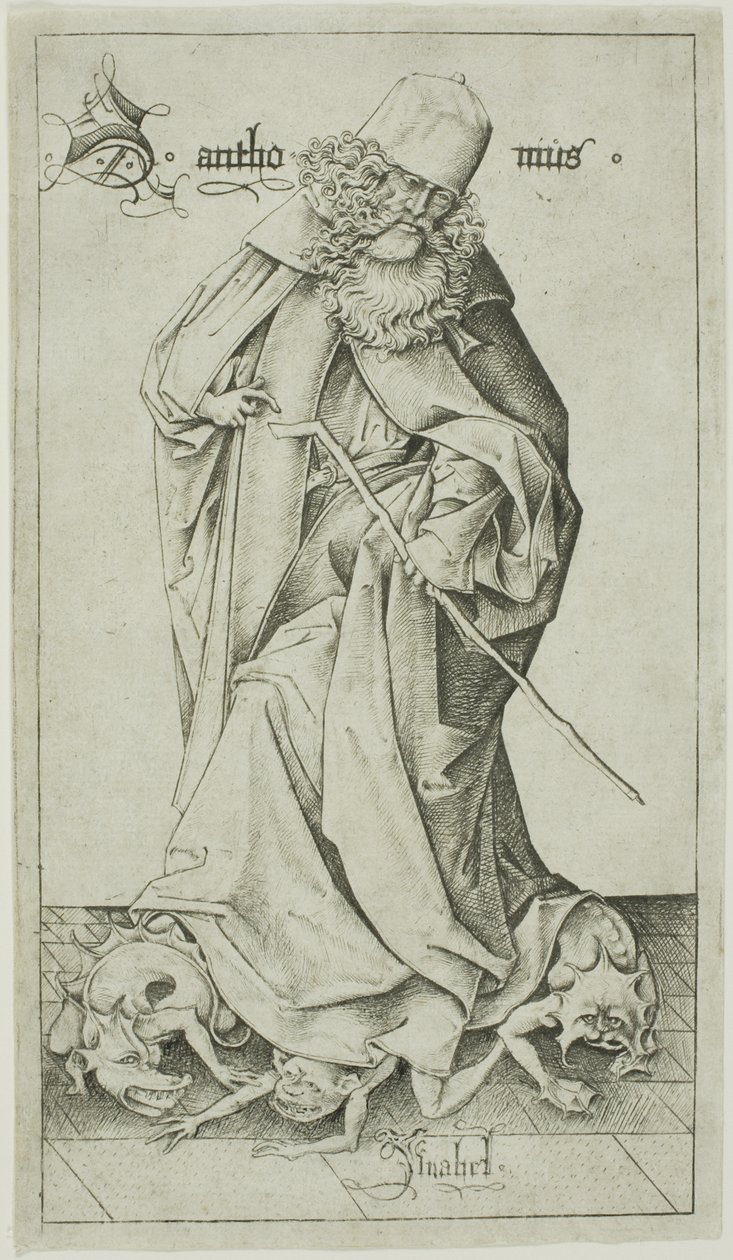Szent Antal alkotó: Israhel van Meckenem the younger