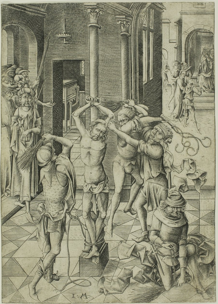 A megostorozás alkotó: Israhel van Meckenem the younger