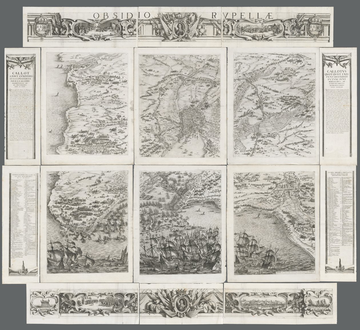 La Rochelle győzelmei, 1628-1630. alkotó: Israël Henriet