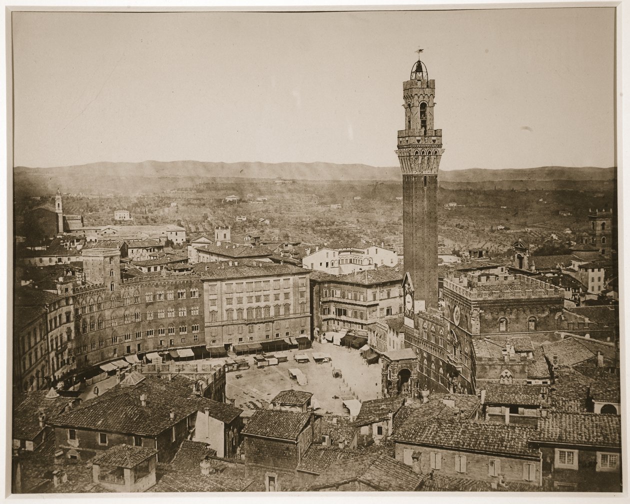 Siena, 1870-es évek (szépia fotó) alkotó: Italian Photographer