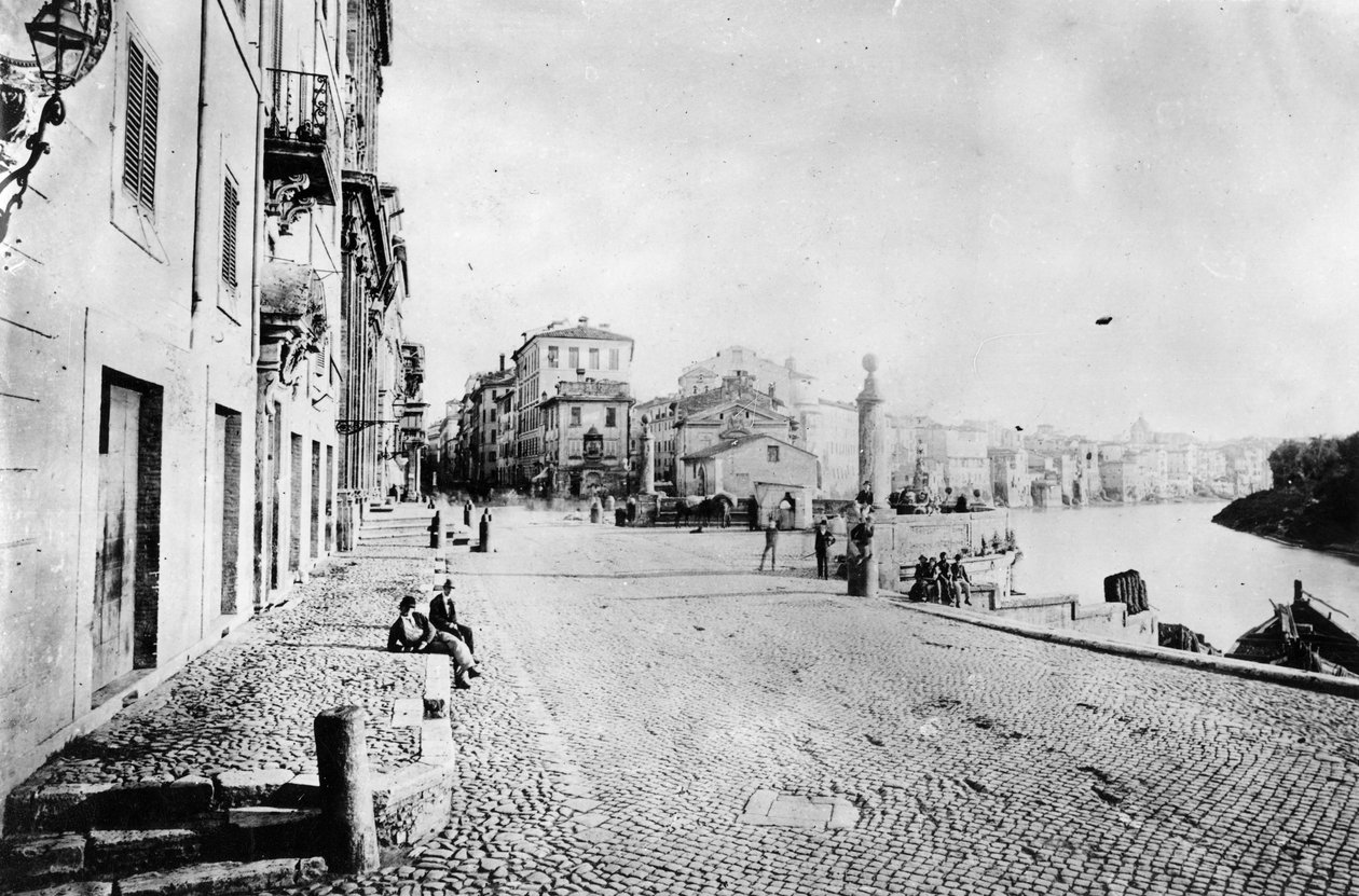 Kilátás a Via Ripettára, Róma alkotó: Italian Photographer