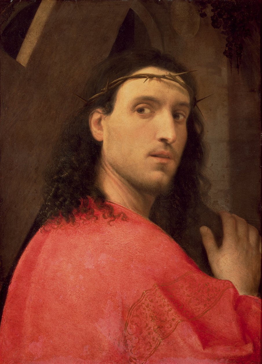 A keresztet hordozó Krisztus, 1515 körül (panel) alkotó: Italian School