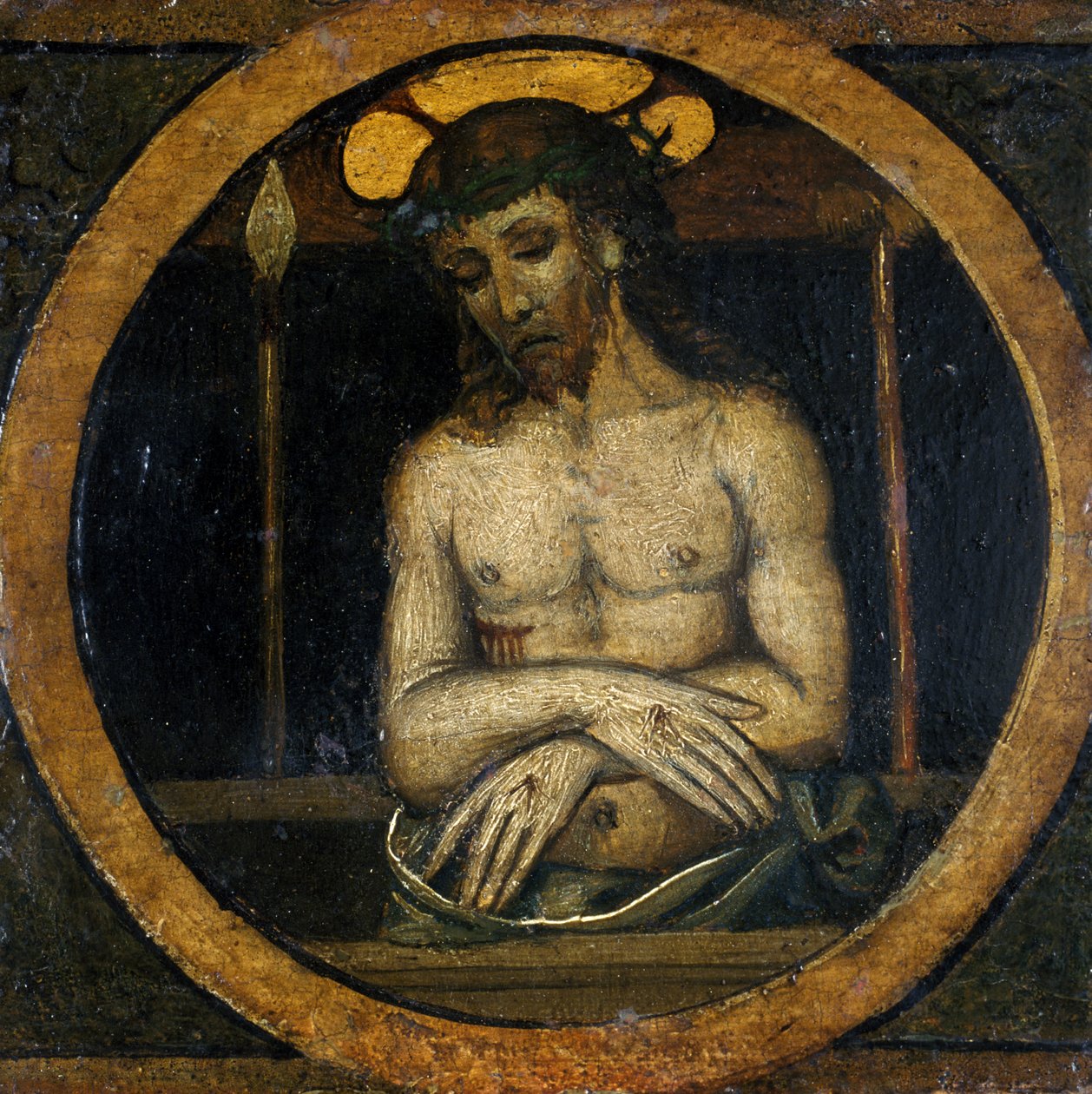 Krisztus szenvedése (tempera nyárfán) alkotó: Italian School