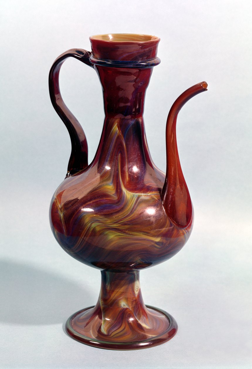 Ewer kalcedon utánzatban, velencei, 1500 körül alkotó: Italian School