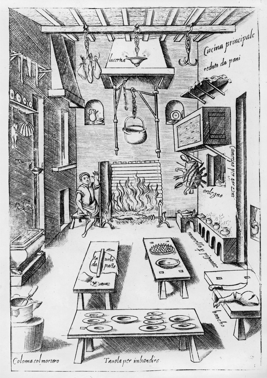 Konyha belső alkotó: Italian School