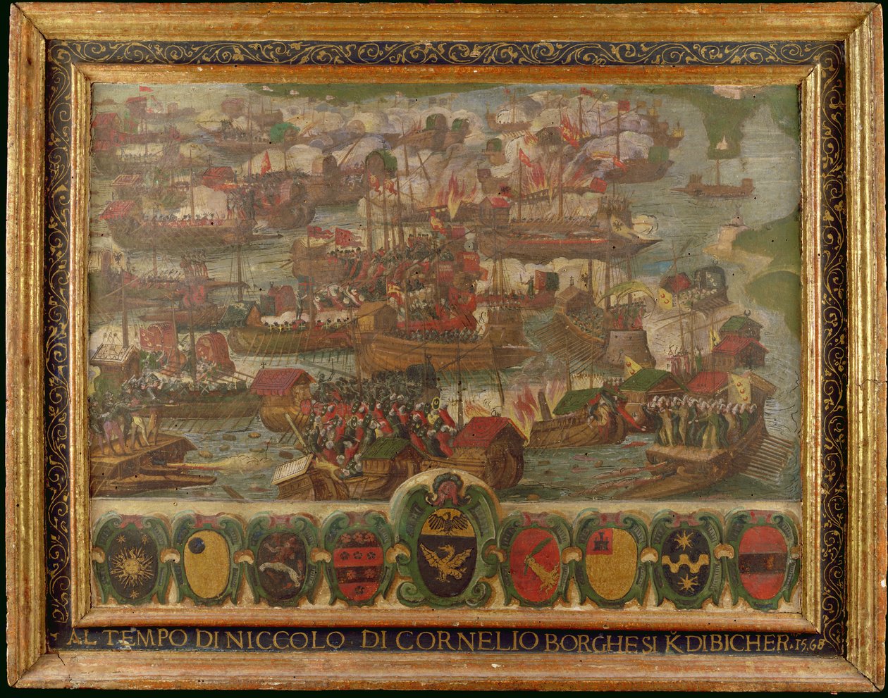 Lepantói tengeri csata, 1571 alkotó: Italian School