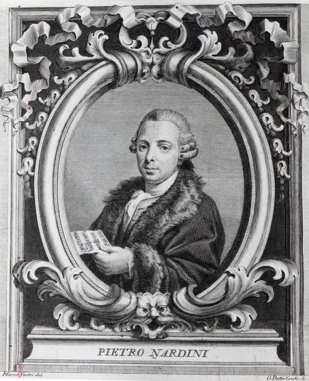 Pietro Nardini, metszette G. Batta Cechi alkotó: Italian School
