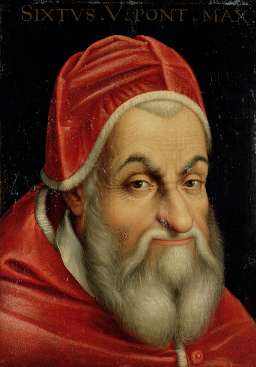 V. Sixtus pápa (1520-1590) alkotó: Italian School