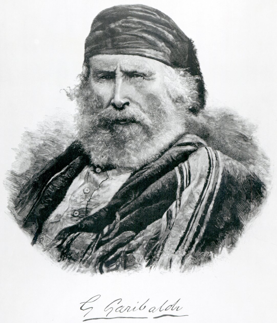Giuseppe Garibaldi portréja alkotó: Italian School