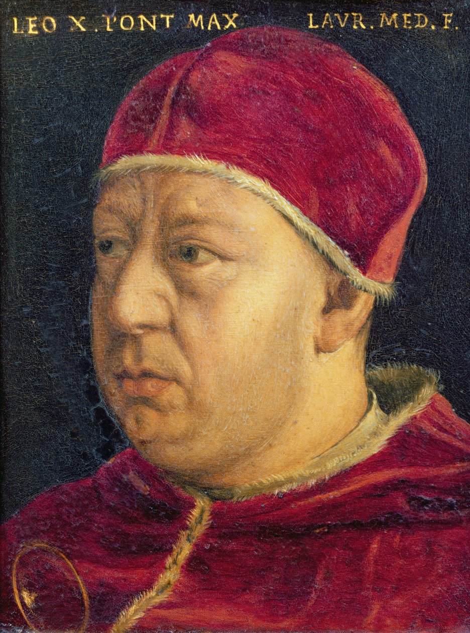 Leo X portréja alkotó: Italian School