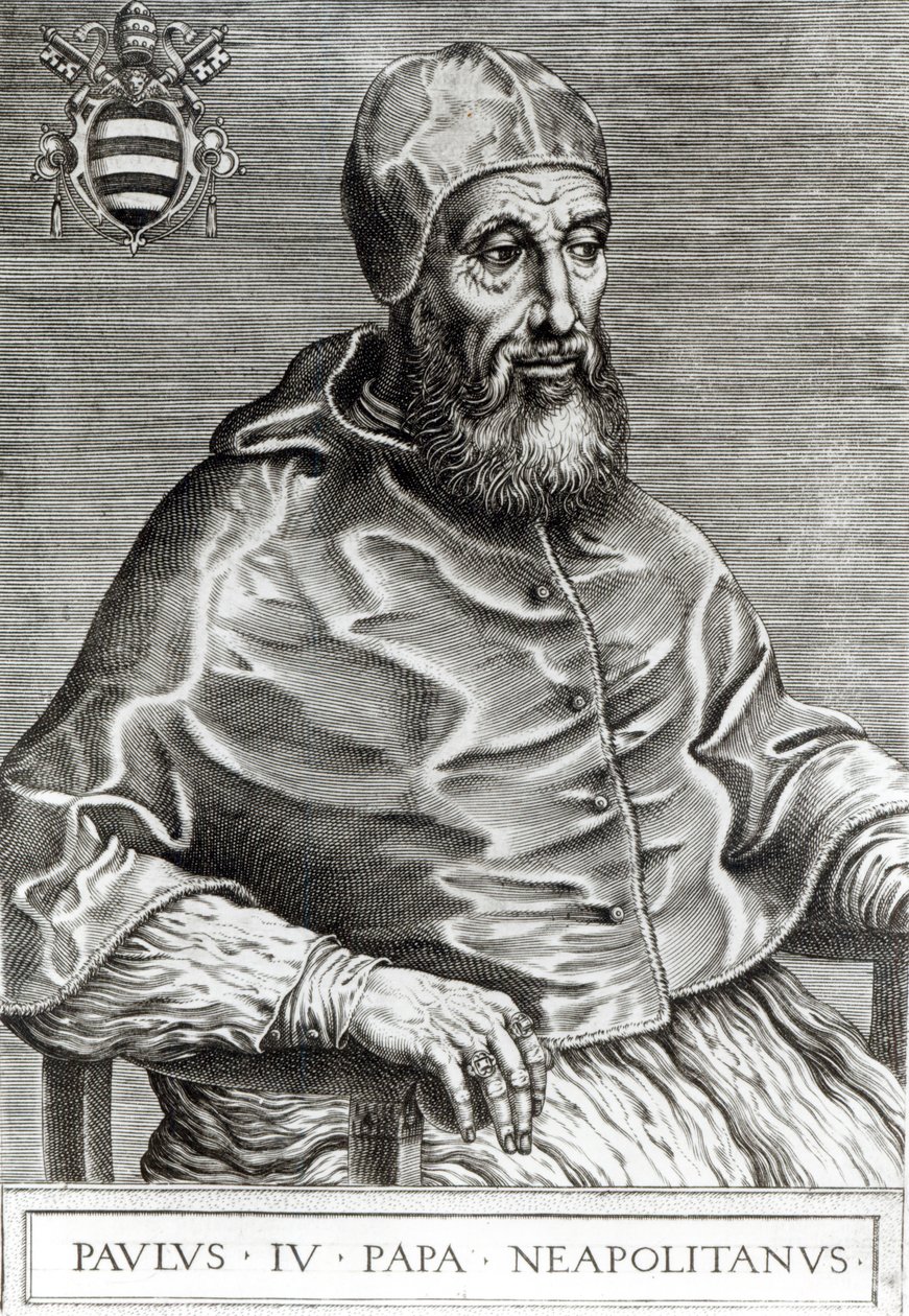 Pius pápa portréja, 1555 alkotó: Italian School