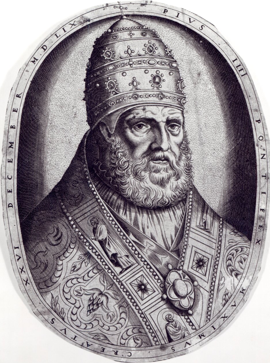 Pius pápa portréja, 1559 alkotó: Italian School