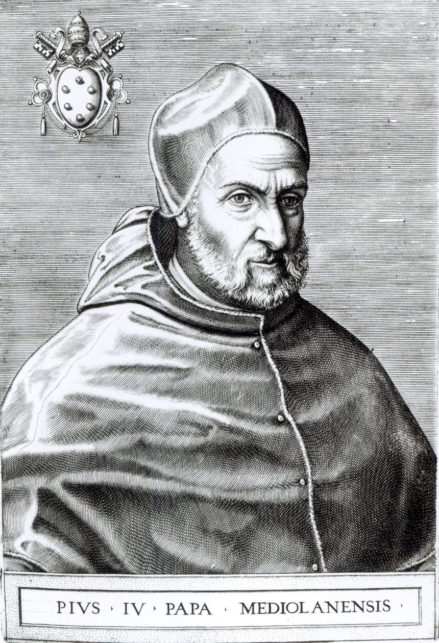 Pius pápa portréja, 1559 alkotó: Italian School