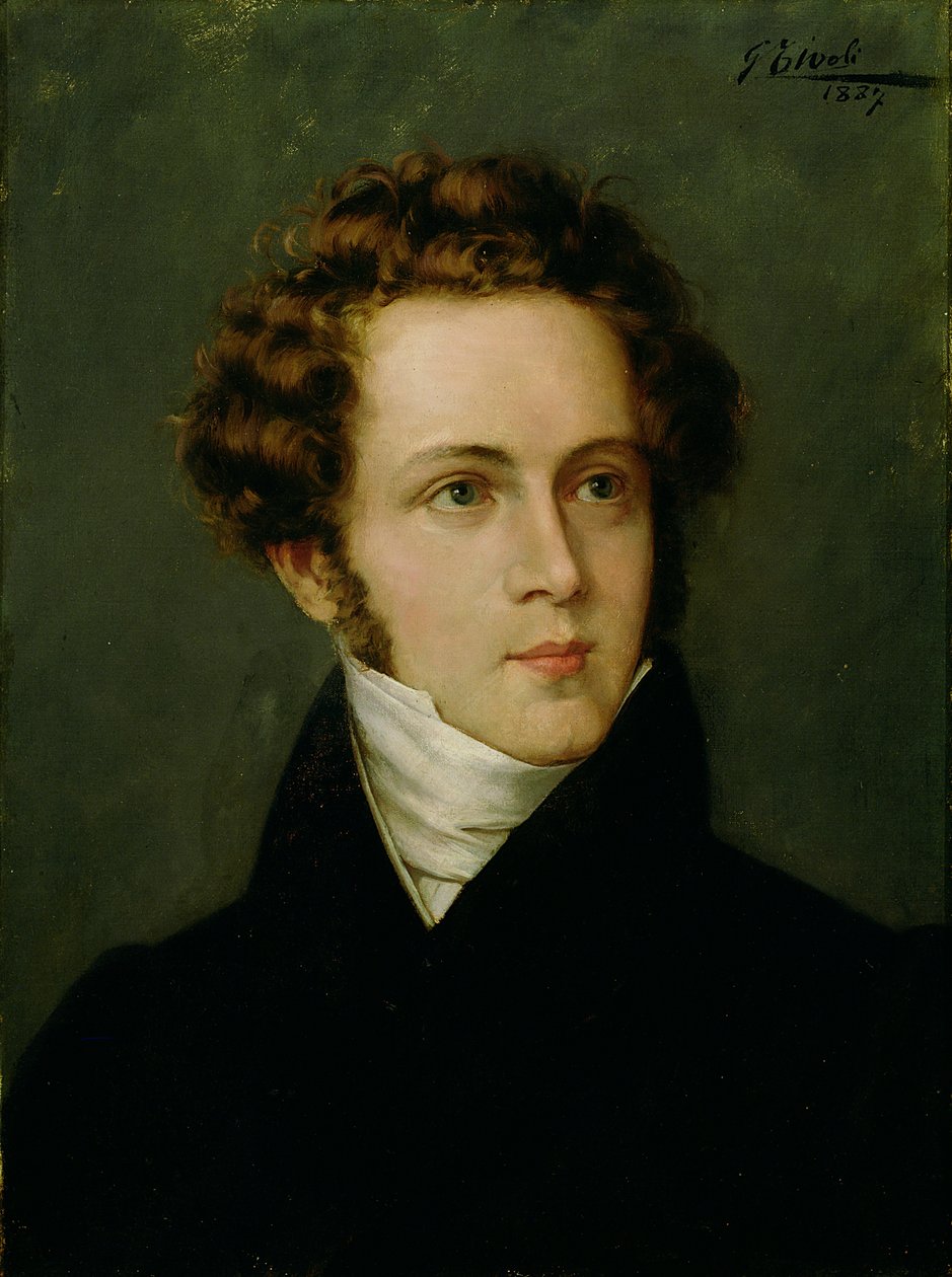 Vincenzo Bellini (1801-1835) portréja 1887 alkotó: Italian School
