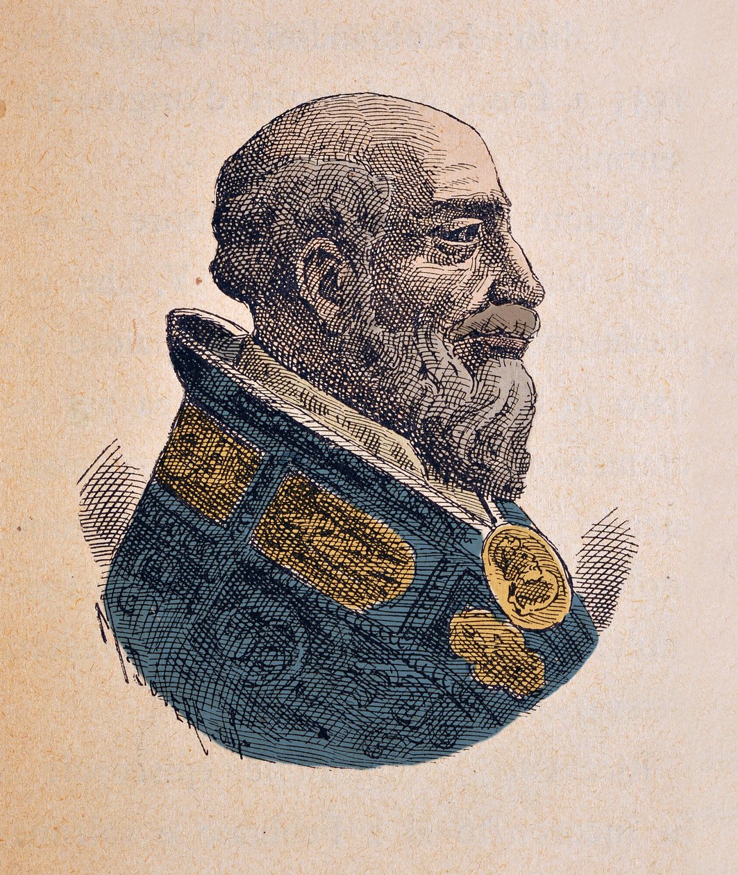 XIV. Gergely pápa (Gregorio, Gregorius vagy Gregory) portréja (1590-1591), 1898 (metszet későbbi színezéssel) alkotó: Italian School