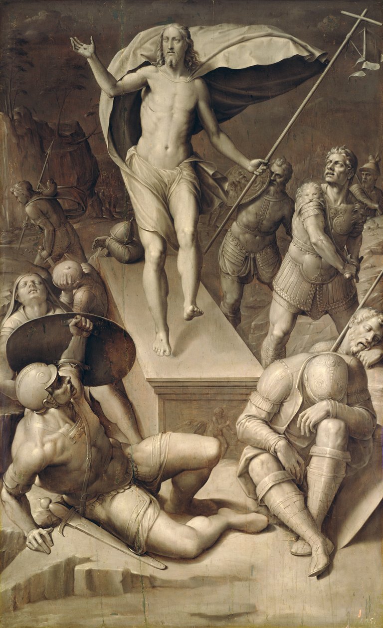 Krisztus feltámadása alkotó: Italian School
