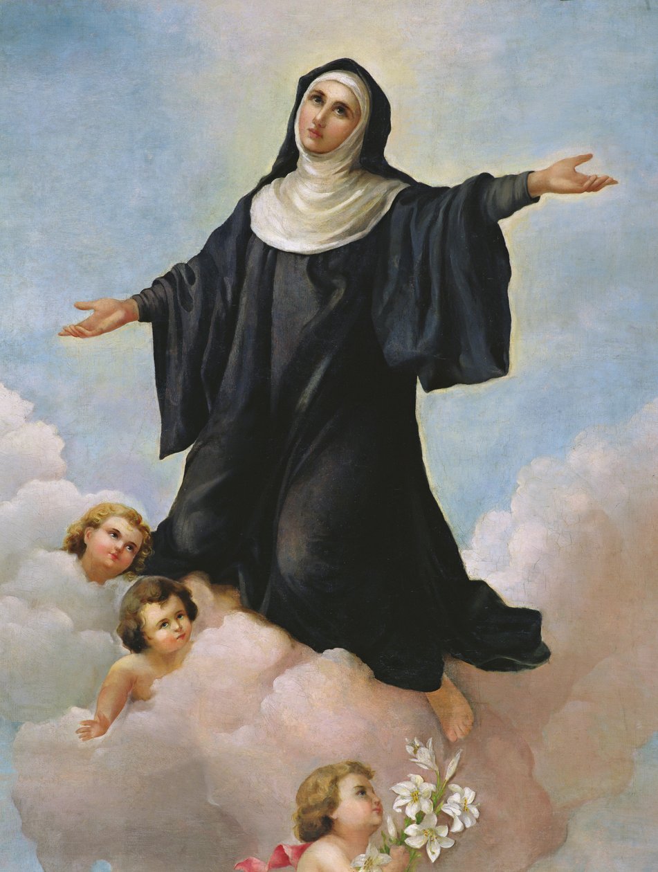 Santa Liberata in Glory, 1899 alkotó: Italian School