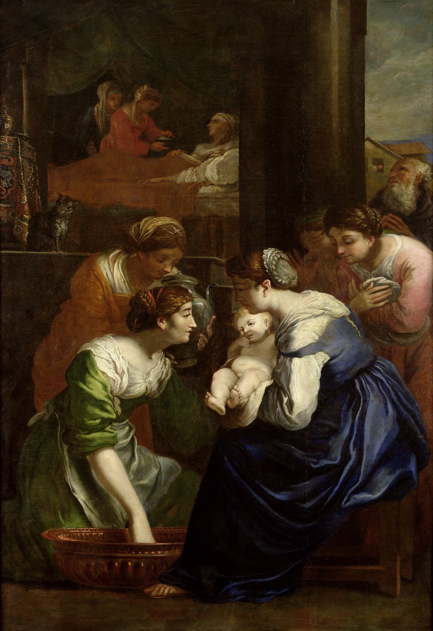 A Szűz születése, 1620 körül alkotó: Italian School