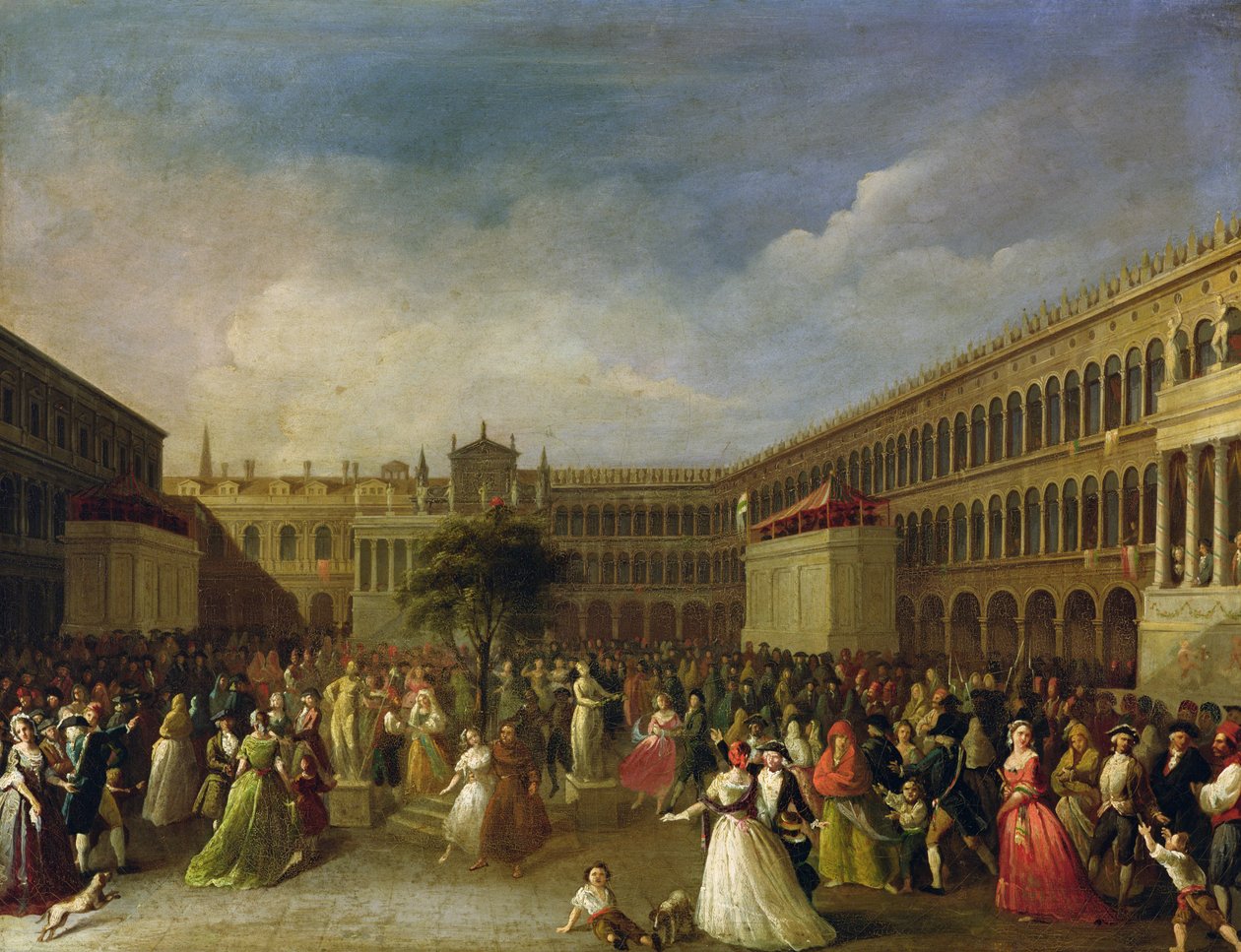 Szabadságfa a Piazza San Marco-n alkotó: Italian School