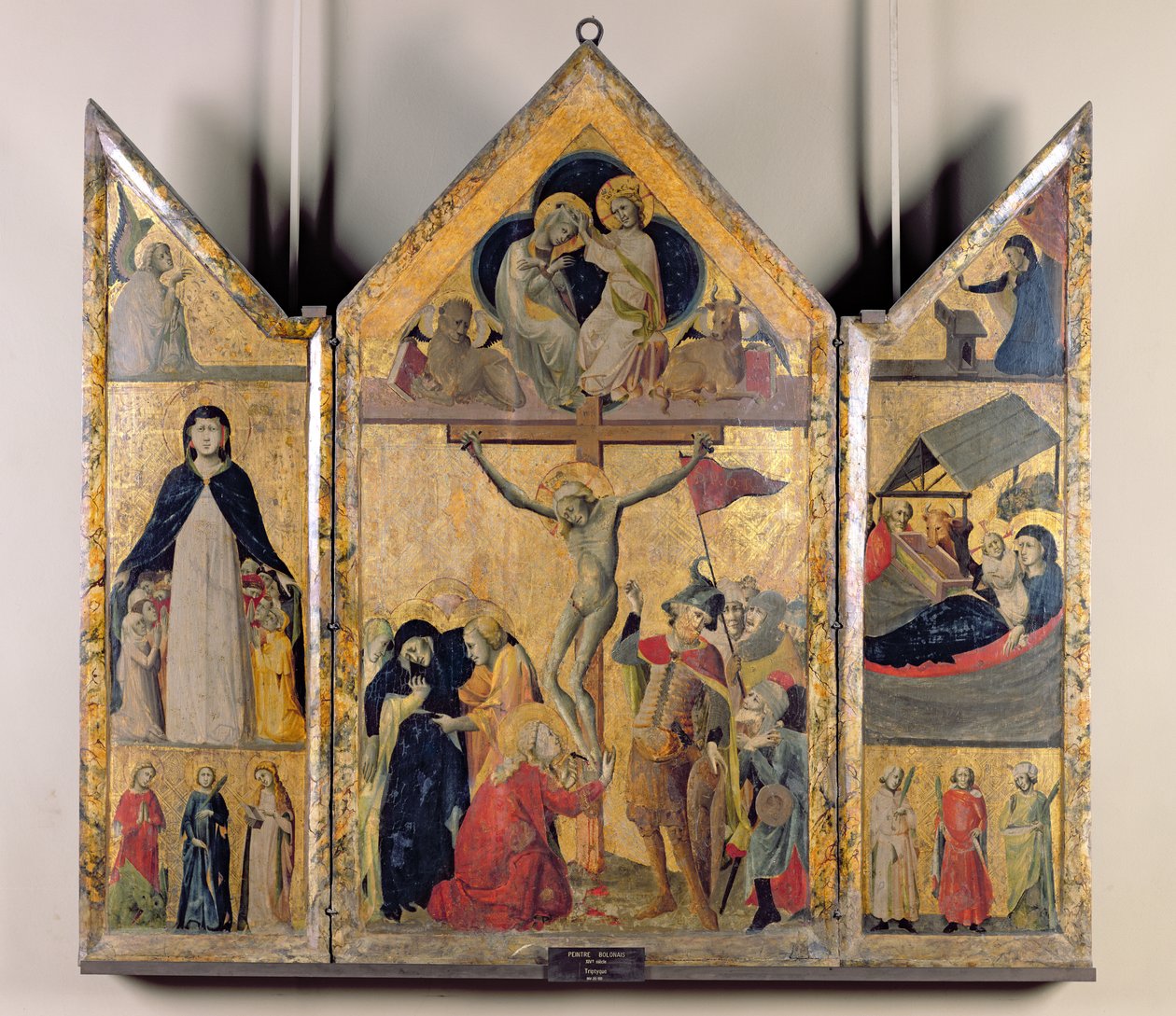 Triptichon jelenetekkel a Szűzanya életéből, 1333 alkotó: Italian School