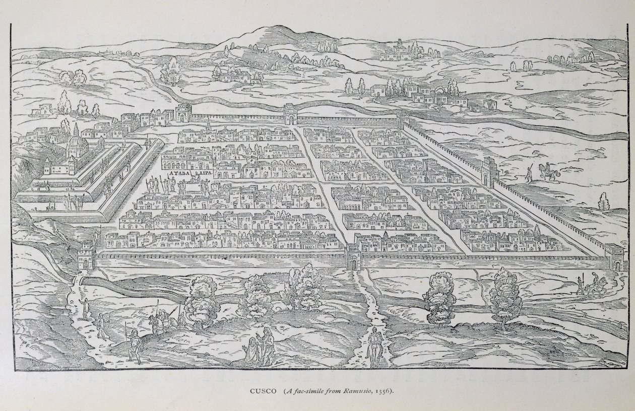 Kilátás Cuscora, a Ramusióból, kocsmából. 1556 alkotó: Italian School
