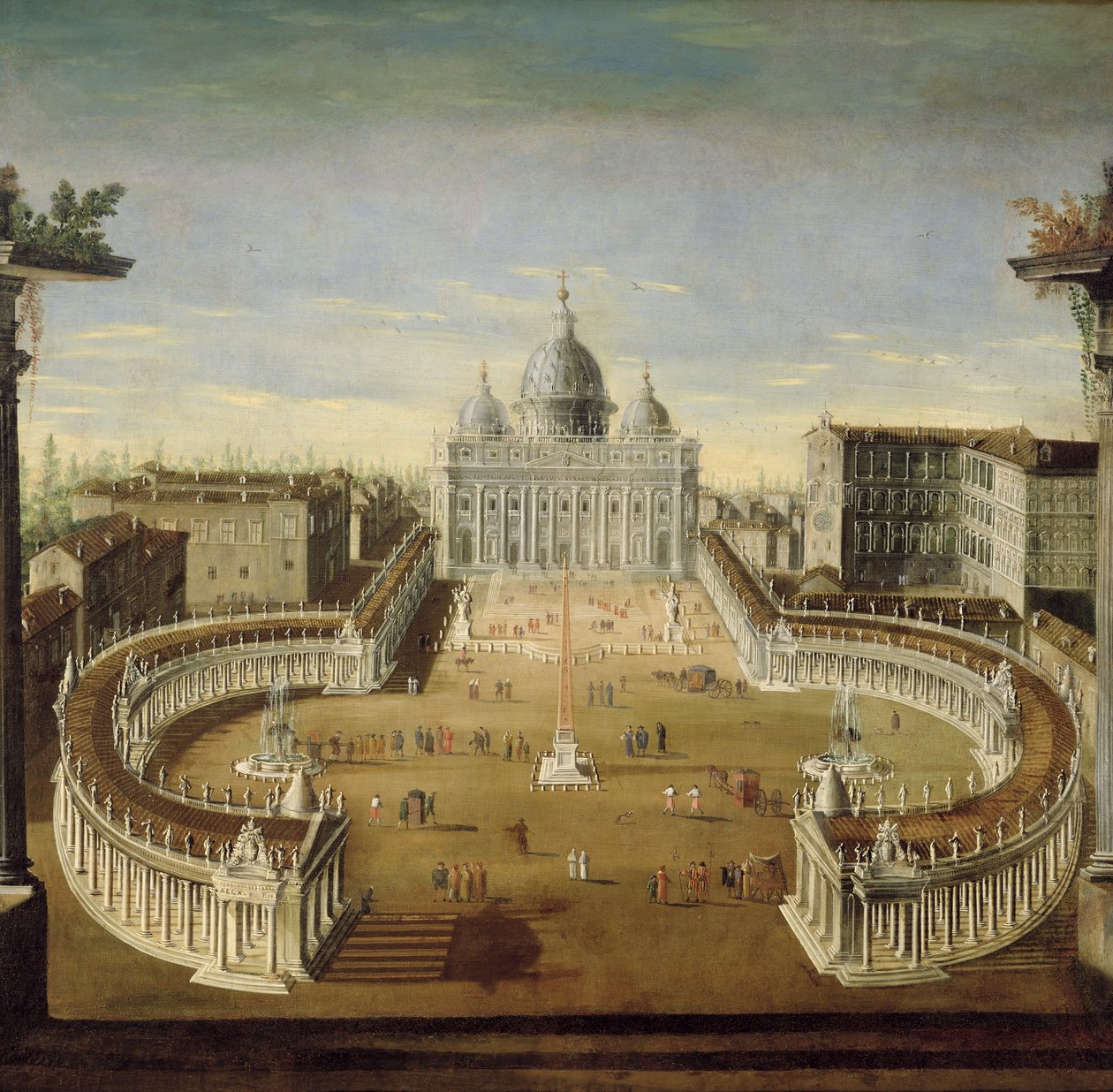 Szent Péter látképe, Róma, 1665 alkotó: Italian School
