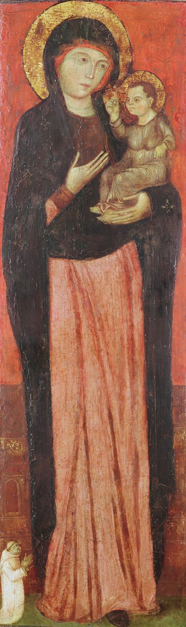 Szűz és gyermek adományozóval alkotó: Italian School