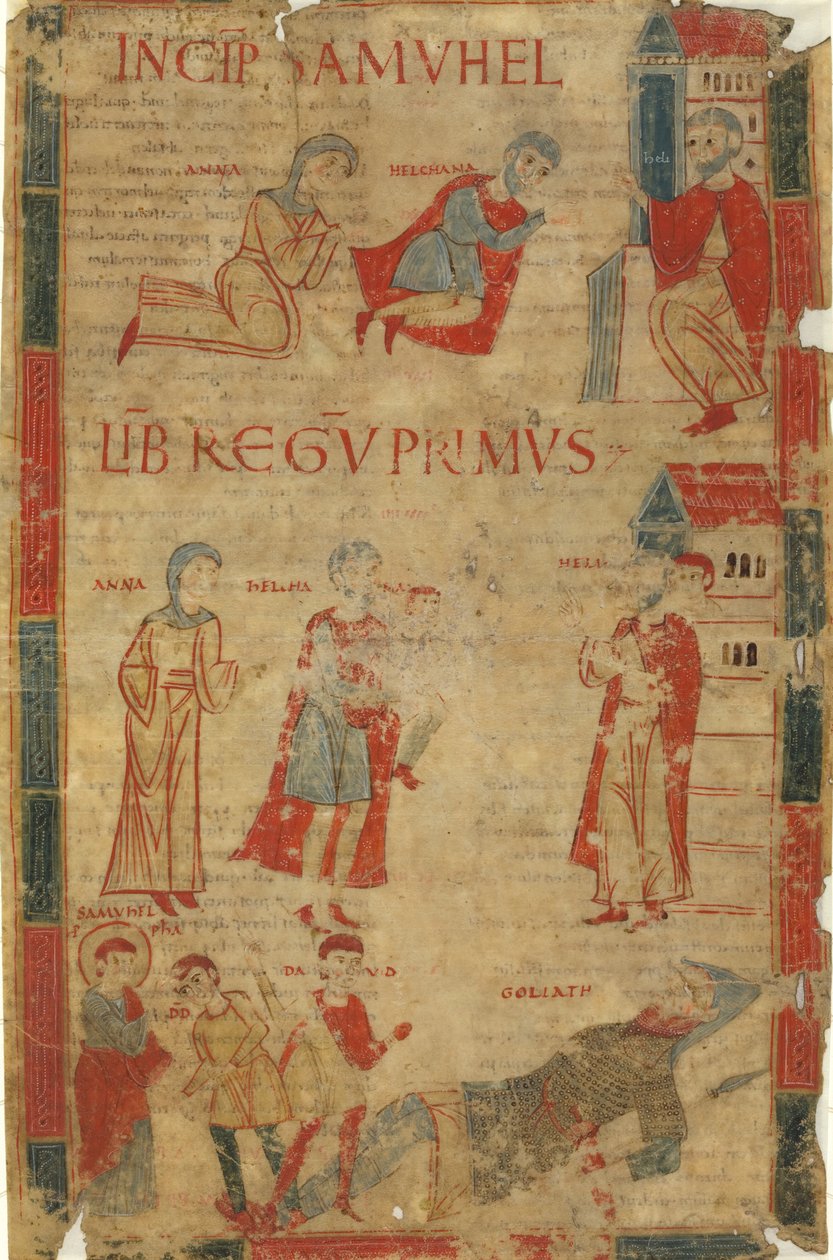 Négy jelenet Sámuel első könyvéből alkotó: Italian 11th Century