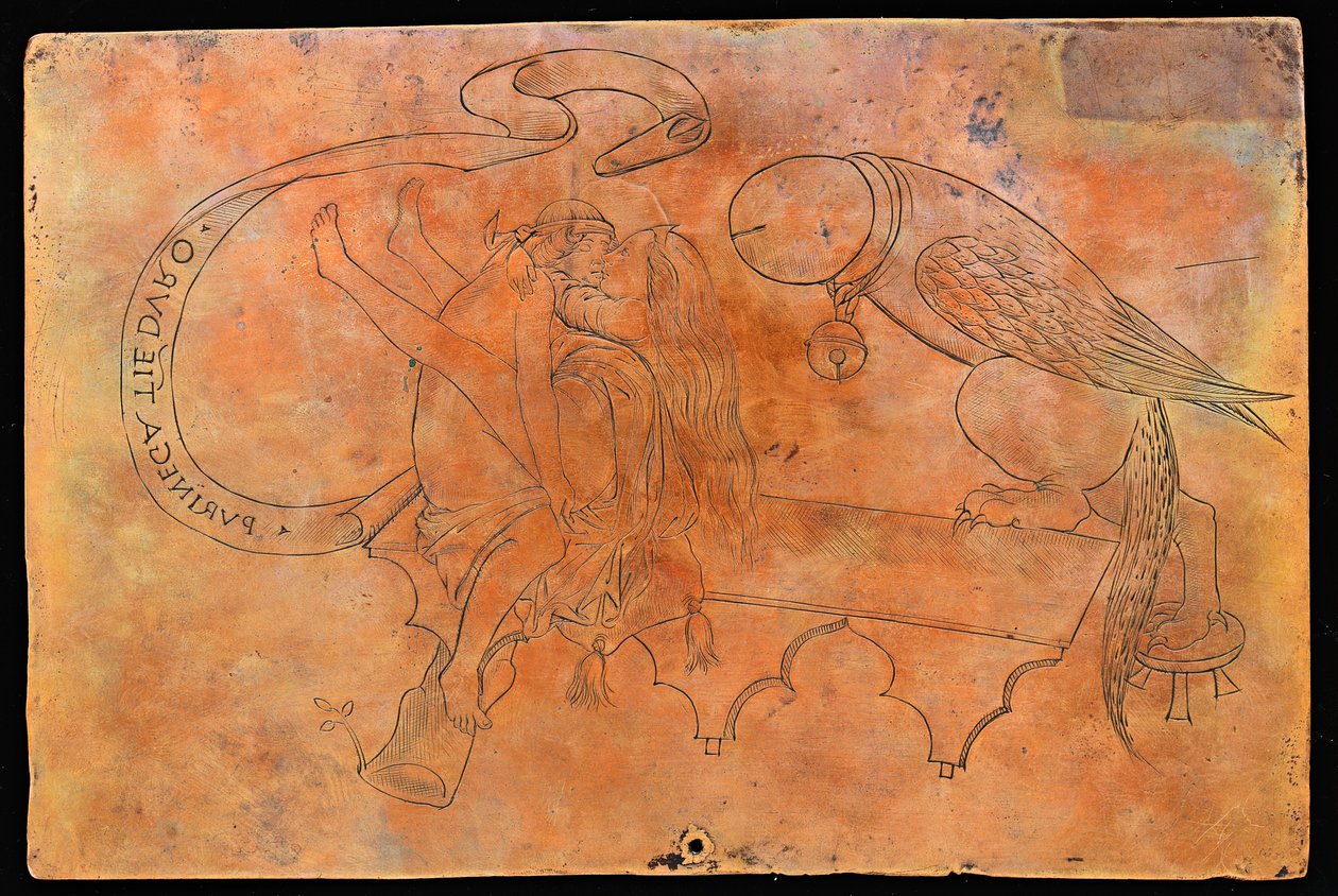 Allegória a párosításról [verso] alkotó: Italian 15th Century