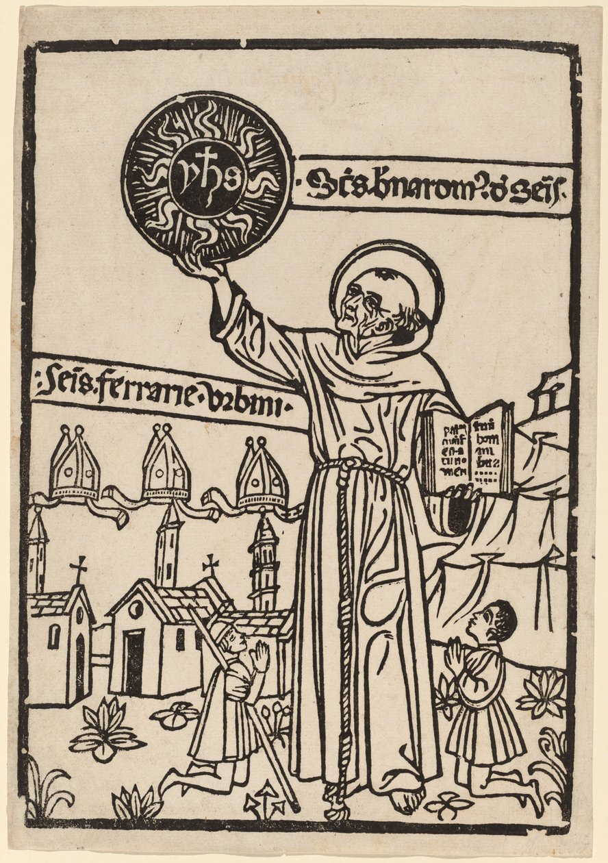 Sienai Szent Bernardino alkotó: Italian 15th Century