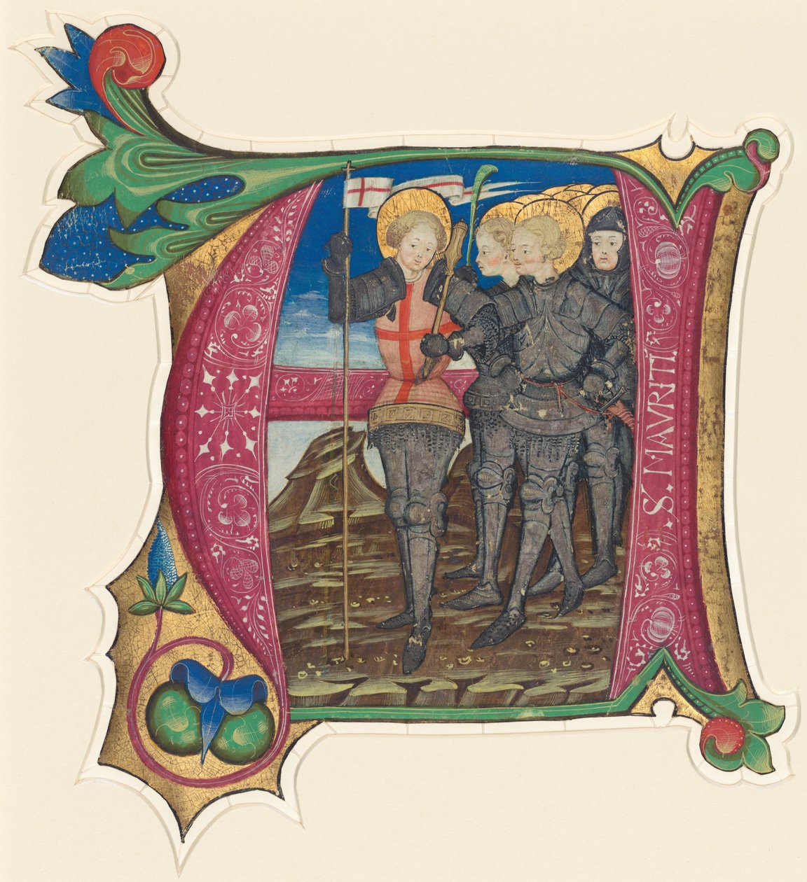 Szent Mauritius és a thébai légió alkotó: Italian 15th Century