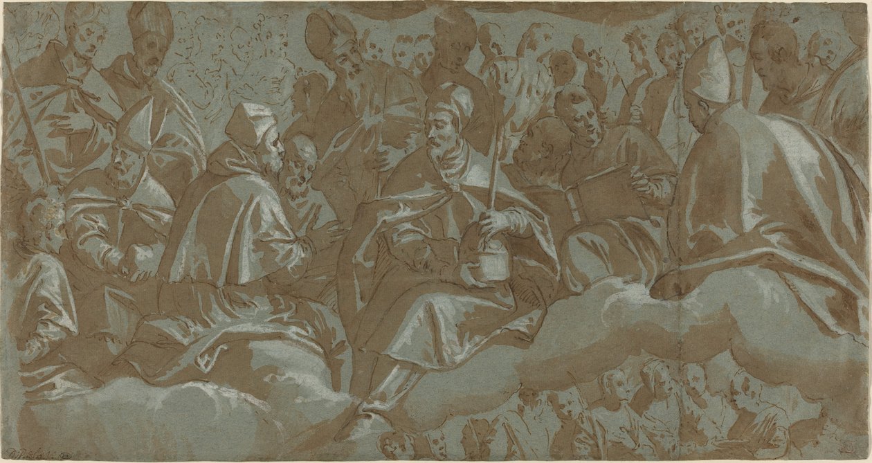 Szentek a felhőkön alkotó: Italian 16th Century