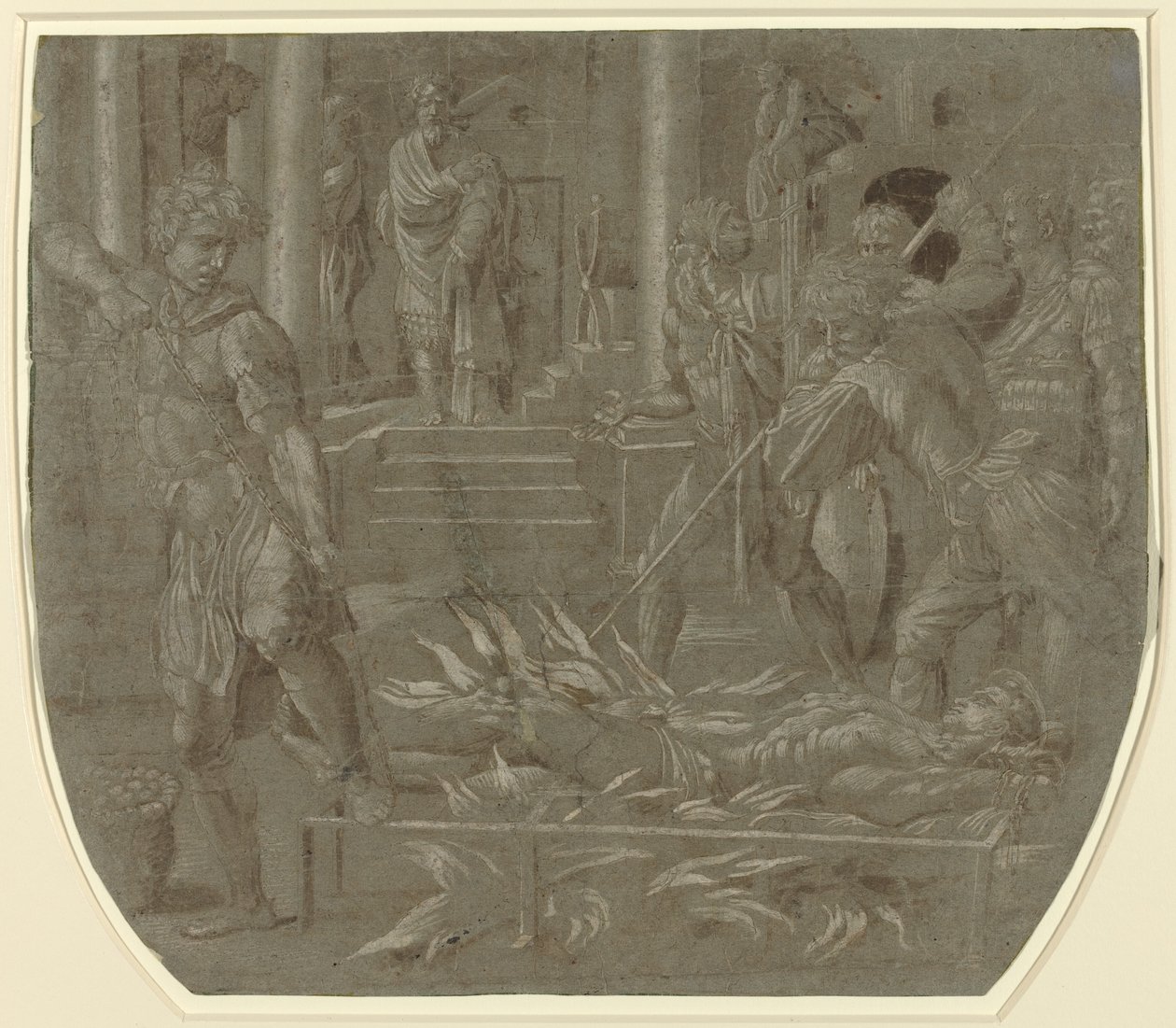Szent Lőrinc mártíromsága alkotó: Italian 16th Century