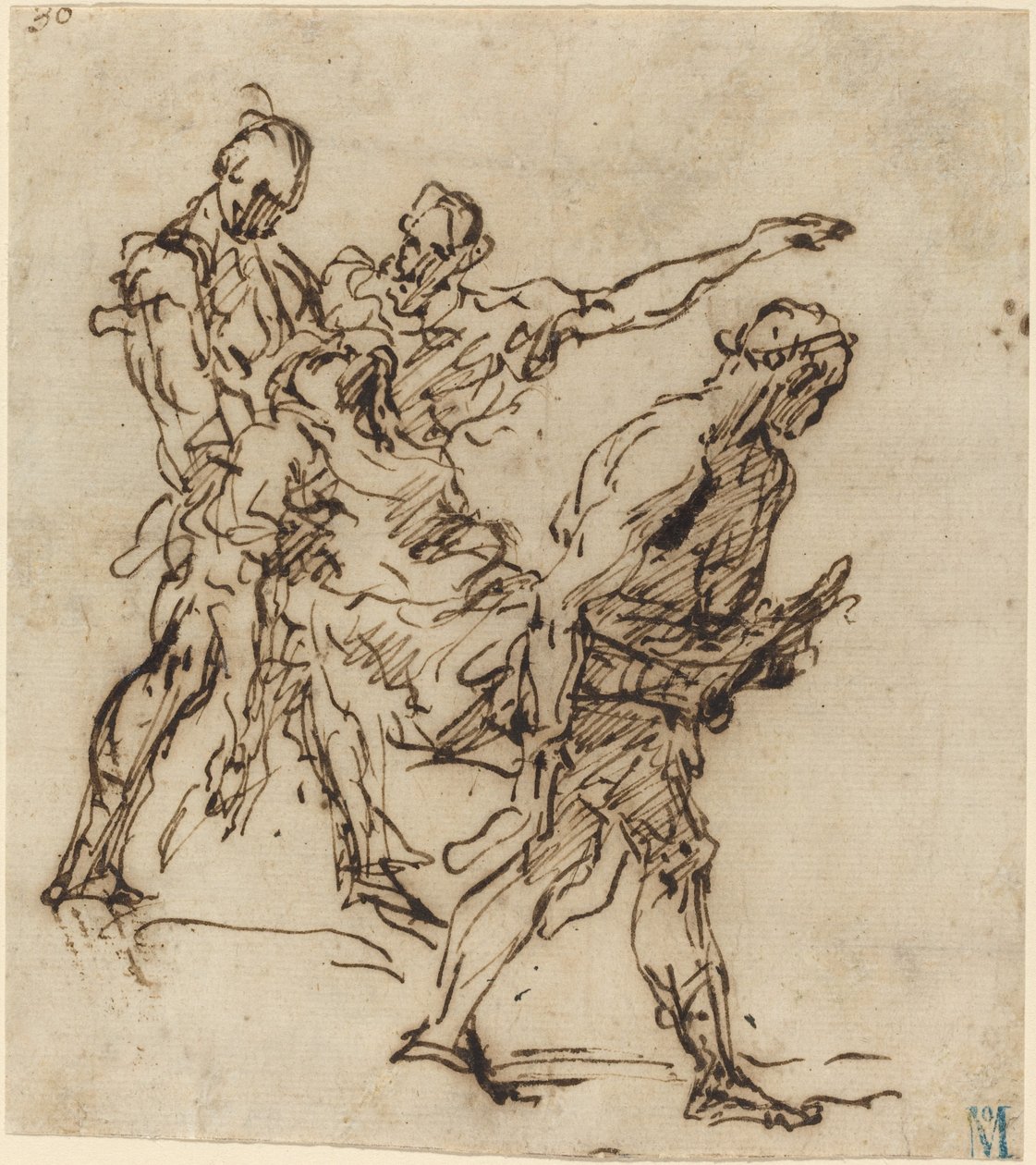 Testet hordozó figurák alkotó: Italian 17th Century