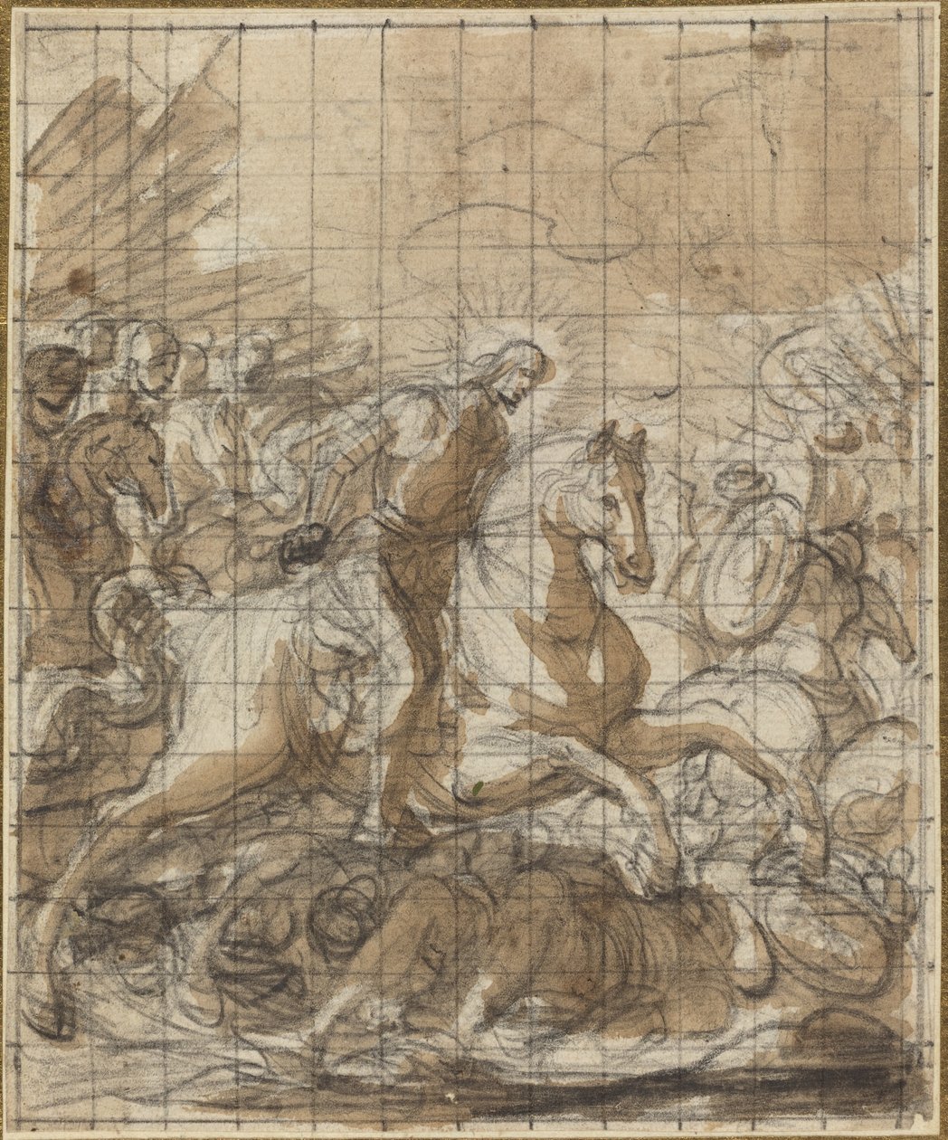 Szent Jakab a hitetlenek legyőzése alkotó: Italian 17th or 18th Century