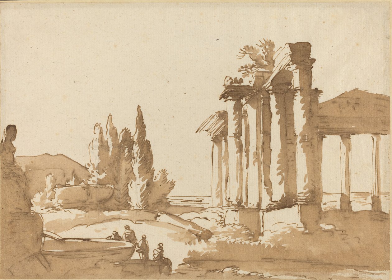 Táj romokkal alkotó: Italian 18th Century