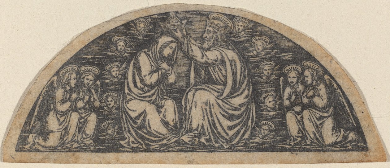 Szűz koronázása alkotó: Italian 18th or 19th Century