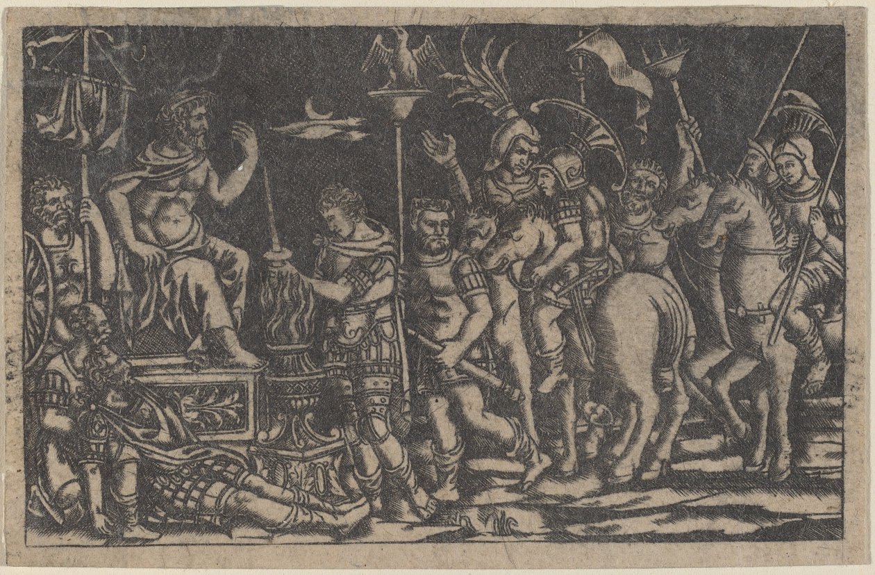 Mucius Scaevola alkotó: Italian 18th or 19th Century