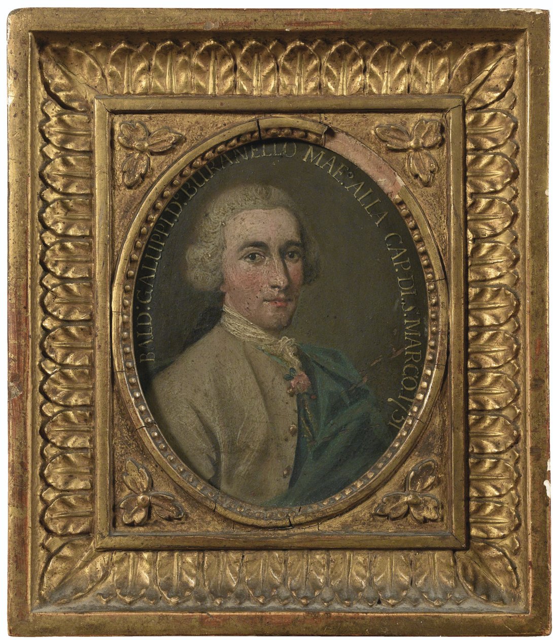 Baldassare Galuppi zeneszerző portréja 1706-1785, 1751 alkotó: Italian Master