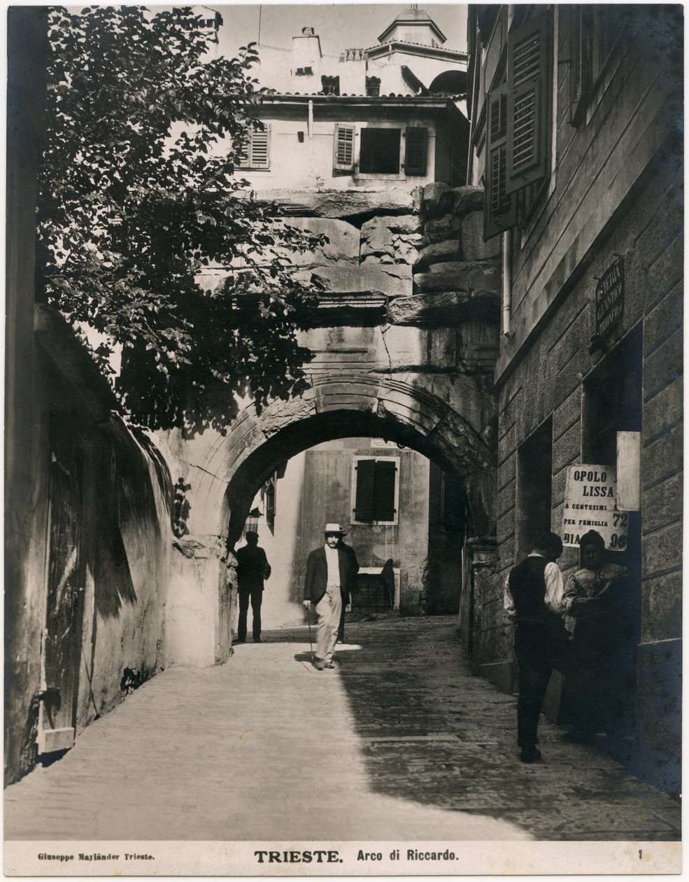 Riccardo íve, Giuseppe Maylander fényképe, Trieszt, Friuli-Venezia Giulia, Olaszország, kb. 1910 alkotó: Italian Photographer