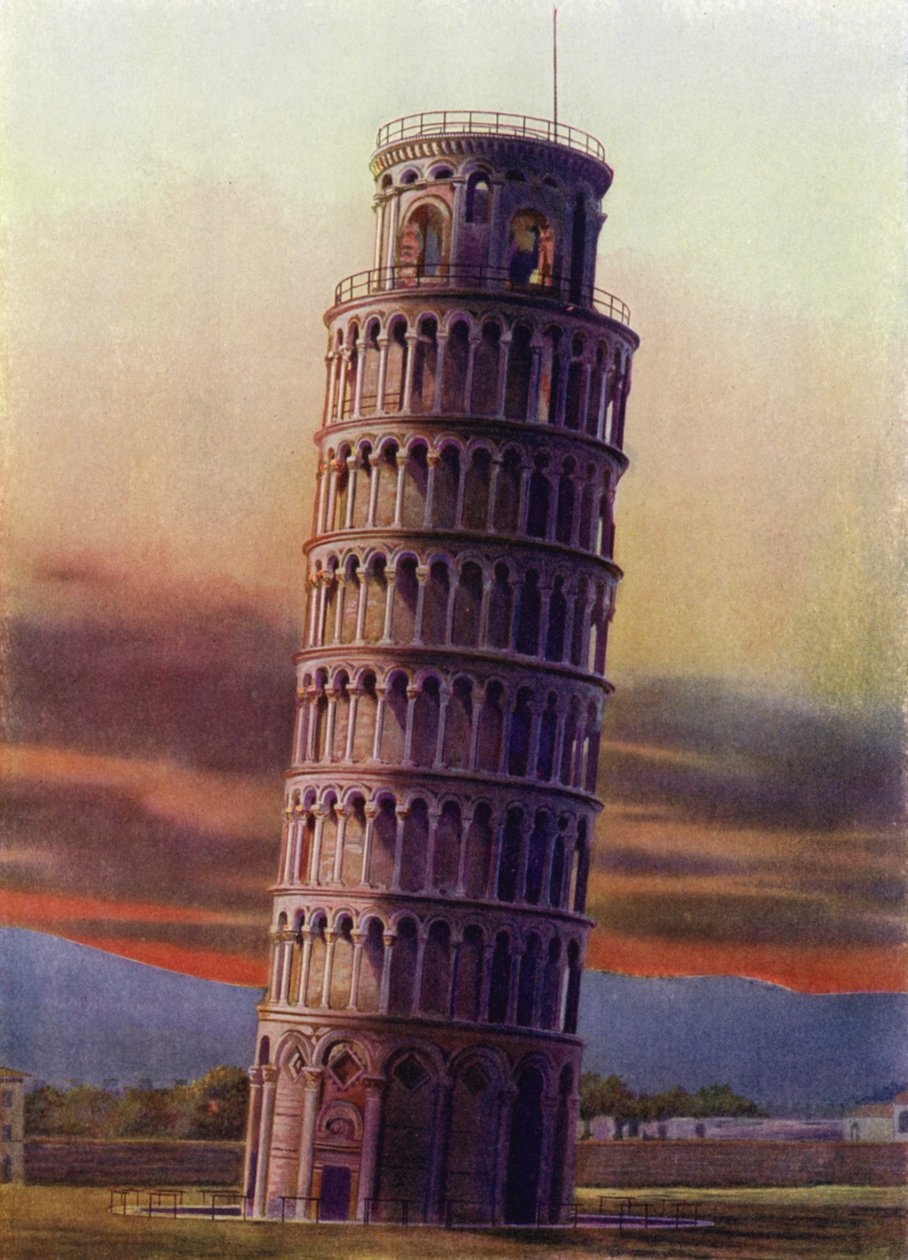 Pisai ferde torony, Olaszország (színes fotó) alkotó: Italian Photographer
