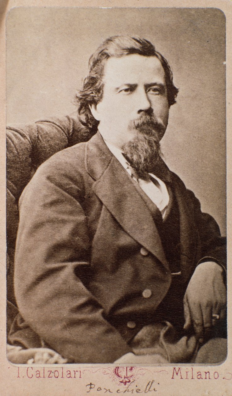 Amilcare Ponchielli (1834-1885) olasz zeneszerző portréja alkotó: Italian Photographer