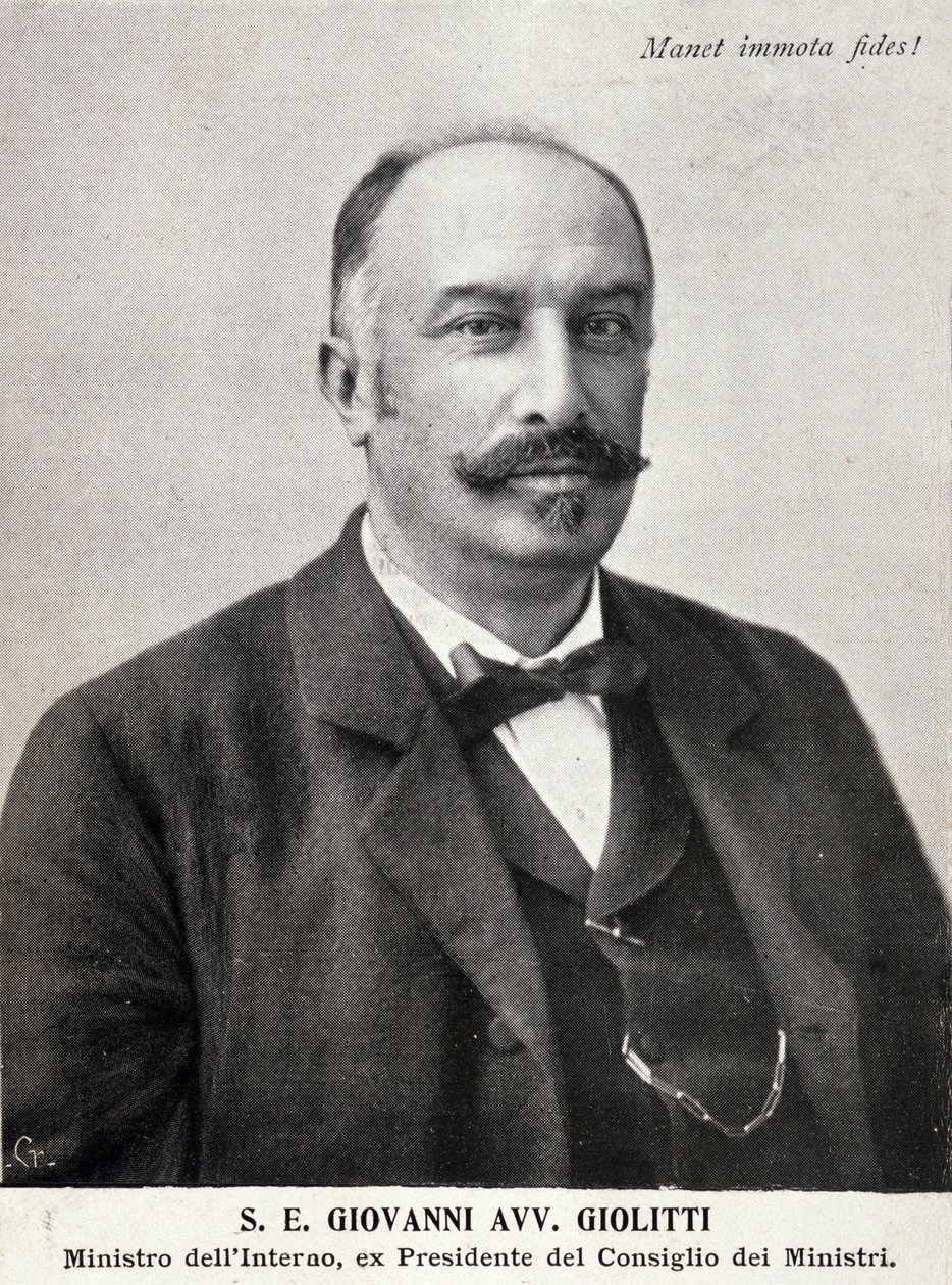 Giovanni Giolitti (1842-1928) olasz politikus portréja. alkotó: Italian Photographer