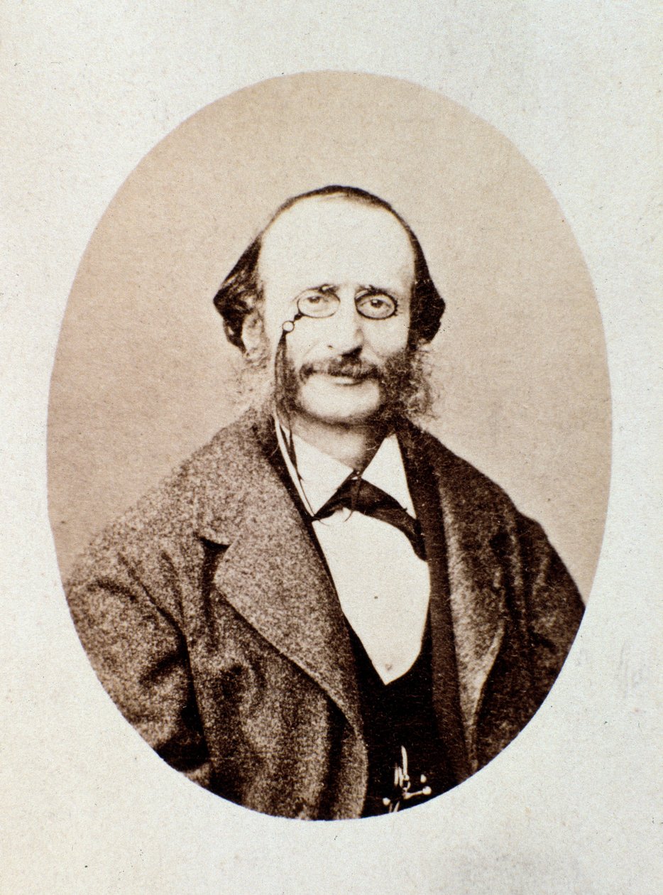 Jacques Offenbach (1819-1880) német zeneszerző portréja alkotó: Italian Photographer