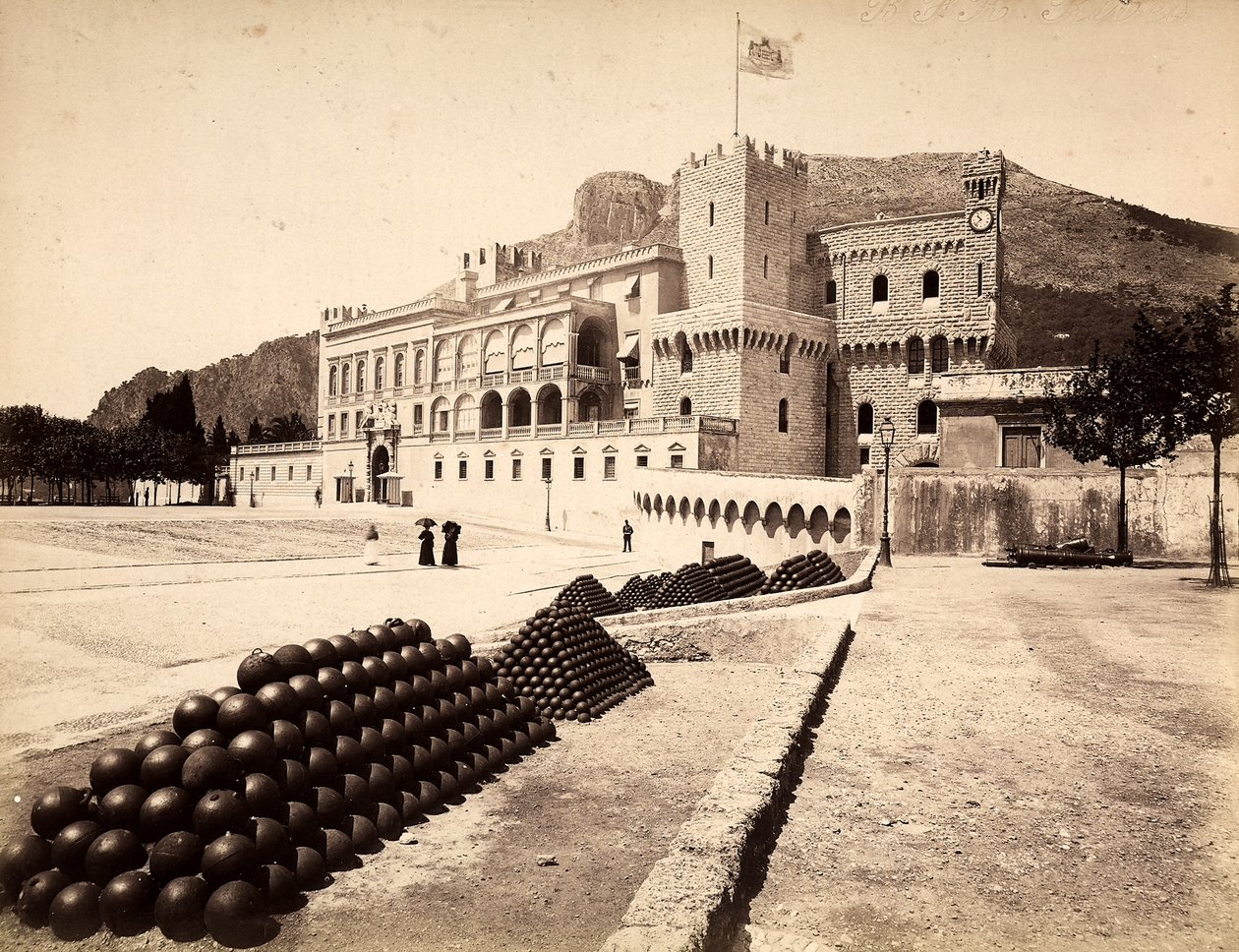 A hercegi palota Montecarlóban, a Monacói Hercegségben alkotó: Italian Photographer